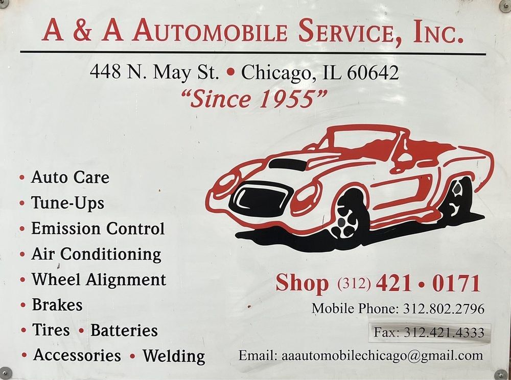 A & A Automobile Service sign: Since 1955