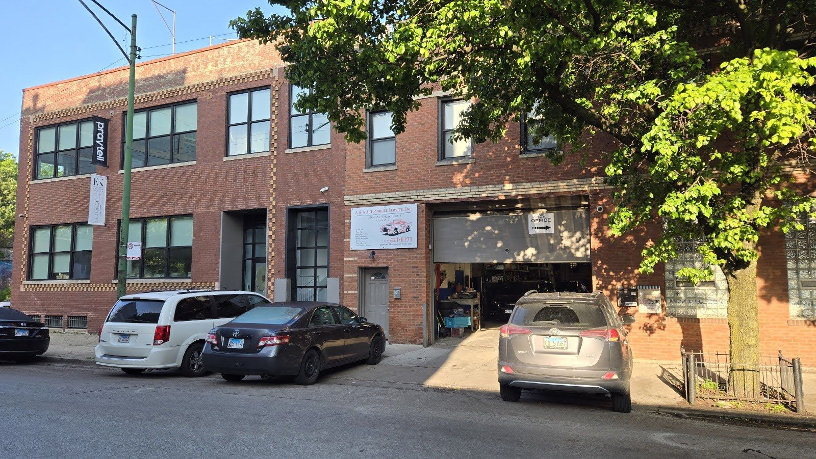 A & A Automobile Service building on N May St